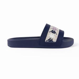Kappa 222 Banda Adam 18 Slides Navy Lavender | CU2903856