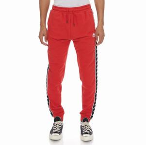Kappa 222 Banda Alanz 2 Sweatpants Red Black | CT6451298