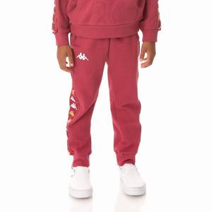 Kappa 222 Banda Alanzin Sweatpants Burgundy | UA9375104