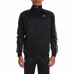 Kappa 222 Banda Anniston Track Jackets Black | AT9136507