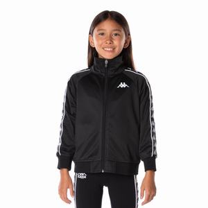 Kappa 222 Banda Anniston Track Jackets Black | TP5690143