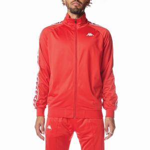 Kappa 222 Banda Anniston Track Jackets Red White | ZW8231657