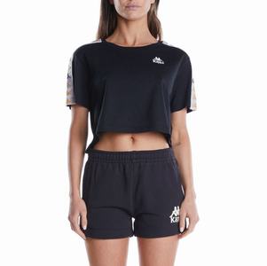 Kappa 222 Banda Apua 2 T Shirts Black | UD8456173