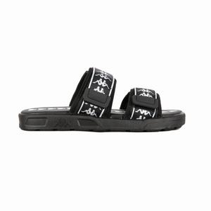 Kappa 222 Banda Aster 1 Sandals Black White | ST0398726
