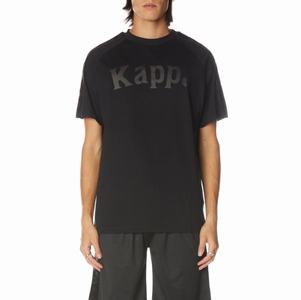 Kappa 222 Banda Balima T Shirts Black | WF2348950