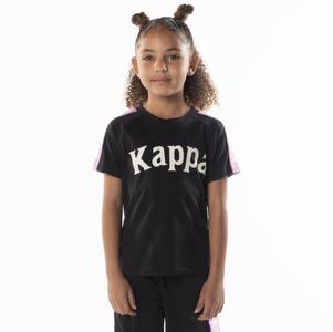 Kappa 222 Banda Balima T Shirts Black Purple | AK6739421