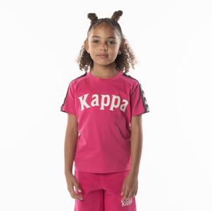 Kappa 222 Banda Balima T Shirts Pink Black | QF8015923