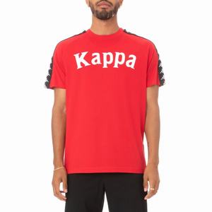 Kappa 222 Banda Balima T Shirts Red Black | KN4719502