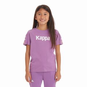 Kappa 222 Banda Bendocin T Shirts Purple Lavender | QT9163702