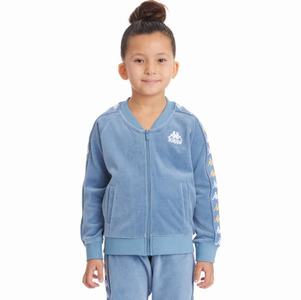 Kappa 222 Banda Benettin Track Jackets Light Blue | LT3271506
