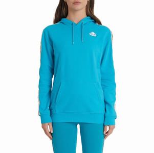 Kappa 222 Banda Budy 4 Hoodie Light Turquoise | OP6298345