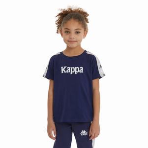 Kappa 222 Banda Deto 2 T Shirts Navy | LM1543978