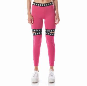Kappa 222 Banda Doshy Leggings Pink Black | FG5436798