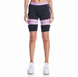 Kappa 222 Banda Fuig 3 Bike Shorts Black Purple | NC6918275
