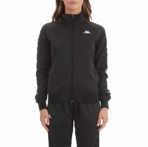 Kappa 222 Banda Hatillo Track Jackets Black | NT5431086