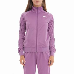 Kappa 222 Banda Hatillo Track Jackets Purple Lavender | XB6142953