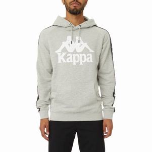 Kappa 222 Banda Hurtado 2 Hoodie Grey Black | OF2391487