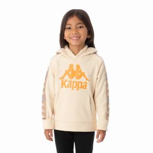 Kappa 222 Banda Hurtado 3 Hoodie Beige | LR7356410