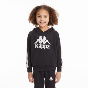 Kappa 222 Banda Hurtado 4 Hoodie Black | XK8649507