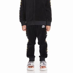 Kappa 222 Banda Lorence Track Pants Black | SZ5921360