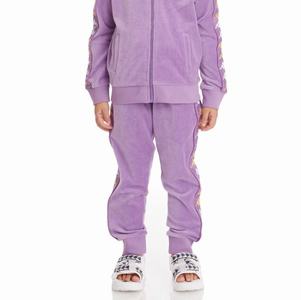 Kappa 222 Banda Lorence Track Pants Purple Lavender | OA0483756