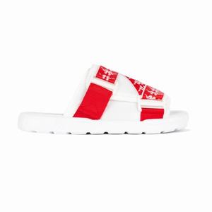 Kappa 222 Banda Mitel 1 Sandals White Red | ZX6735942