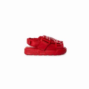Kappa 222 Banda Mitel 2 Kids Sandals Red White | IQ6320491