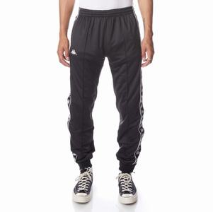 Kappa 222 Banda Rastoriazz Track Pants Black White | LZ3807569