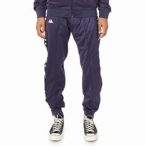 Kappa 222 Banda Rastoriazz Track Pants Navy Black | CA0791625