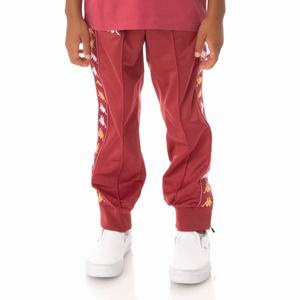 Kappa 222 Banda Rastoriazzin Track Pants Burgundy | AV5296031