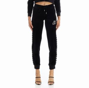 Kappa 222 Banda Shiner Track Pants Black | LI8130952