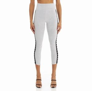 Kappa 222 Banda Slit Leggings Grey | FT9713804