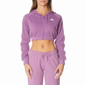 Kappa 222 Banda Tamworth Hoodie Purple Lavender | US5617903