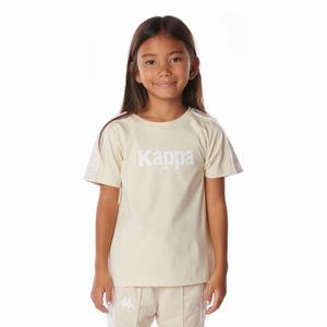 Kappa 222 Banda Torio T Shirts Beige | PQ7148259