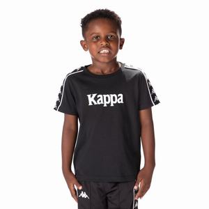 Kappa 222 Banda Torio T Shirts Black | CM8206745