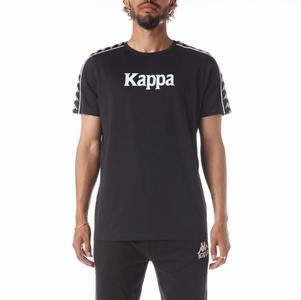 Kappa 222 Banda Torio T Shirts Black | QR7431859