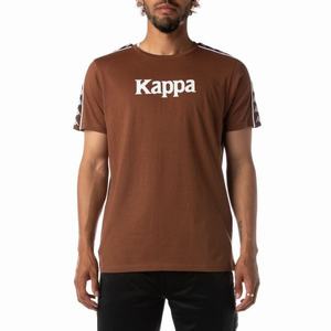 Kappa 222 Banda Torio T Shirts Brown | PC5487362