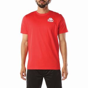Kappa Authentic Ables T Shirts Red White | GL4072815