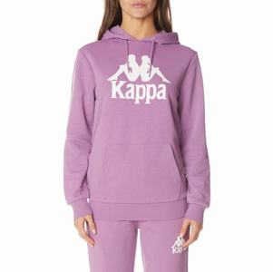 Kappa Authentic Ambanja Hoodie Purple Lavender White | DC0938461