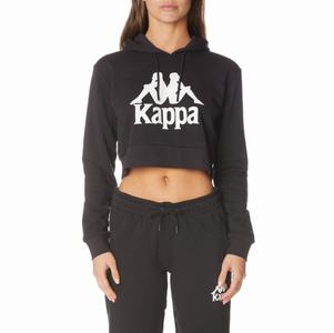 Kappa Authentic Ambatobeny Hoodie Black | UY0459861