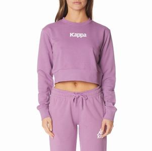 Kappa Authentic Ambilobe Sweatshirts Purple Lavender White | SV2685409
