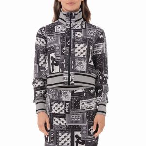Kappa Authentic Antanambao Crop Track Jackets Black | IU6215840