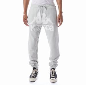 Kappa Authentic Anvest Sweatpants Grey White | WL8139026