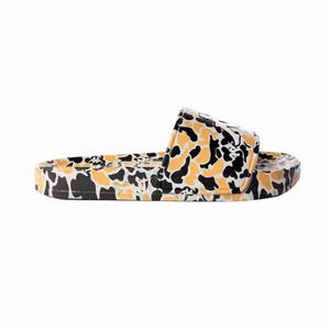 Kappa Authentic Archie 1 Slides Black Light Yellow | OQ0524713