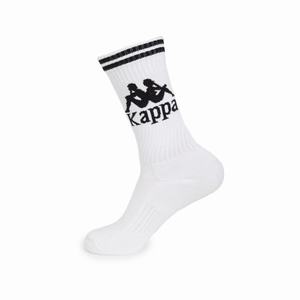 Kappa Authentic Aster 1 Pack Socks White Black | ZV2703581