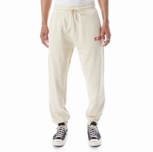 Kappa Authentic Coevorden Sweatpants Beige White | EM9207143
