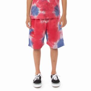 Kappa Authentic Cyntu Tie Dye Shorts Cream Purple | GJ0638125