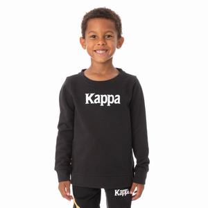 Kappa Authentic Emmen Sweatshirts Black | PR4015286
