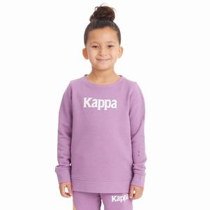 Kappa Authentic Emmen Sweatshirts Purple Lavender | TP4982136