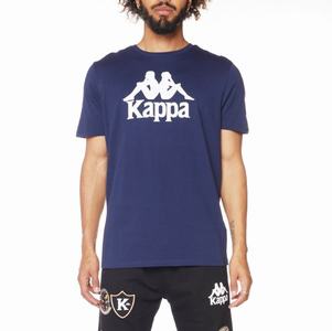 Kappa Authentic Estessi T Shirts Blue White | VL3406978